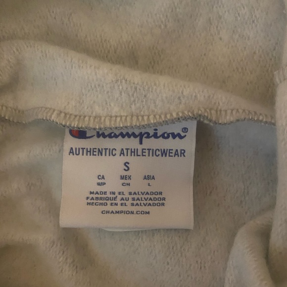 Yale Heather Grey Champion Powerblend Sweatpant banded - Picture 4 of 5